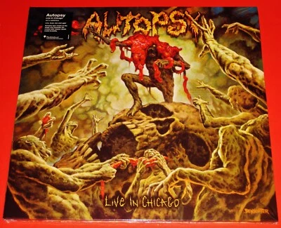 Autopsy: Live In Chicago 2 LP Vinyl Record Set 2020 Peaceville EU VILELP877 NEW - Image 1 of 3