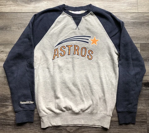 Houston Astros Mitchell and Ness Sweater Pullover Men Sz Small Cover