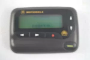 Motorola Advisor Gold Flex Beeper Pager GTE 90's Black PageNet WORKING D142 - Picture 1 of 7