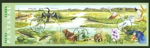 Pantanal Fauna and Flora Scott # 2826 a-j - BRAZIL stamp 2001- RHM CD-26 - Picture 1 of 2