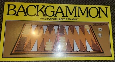 Vintage 1981 WHITMAN BACKGAMMON BOARD GAME 4832 Factory Sealed! - Image 1 of 4