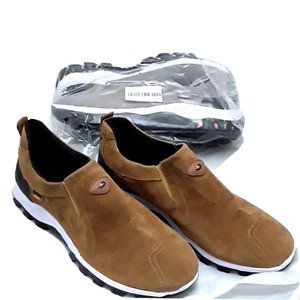 LUODI Mens Slip On Shoes Size 13.5 EU 48 Brown Grey 2 pair - Picture 1 of 8