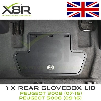 1 x Peugeot 3008 5008 Rear Replacement Foot Well Storage Compartment Lid Cover - Image 1 of 4