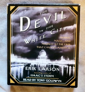 The Devil in the White City Audiobook Chicago Fair 1893 HH Holmes Free Shipping - Picture 1 of 9