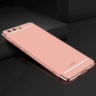 Custodia Protettiva Case Per Huawei P10 Bumper 3 In 1 Cover Cromato Oro Rosa - Immagine 1 di 4