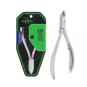 Nghia Stainless Steel Cuticle Nippers Single Spring D-06 (Jaw 14 or 16 ) New - Picture 1 of 4