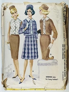 1960's Vintage Pattern McCalls 5750 Teen Skirt, Suit and Blouse bust 30” - Picture 1 of 4