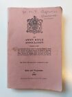 1960 British Army Rifle Association Rules & Programme