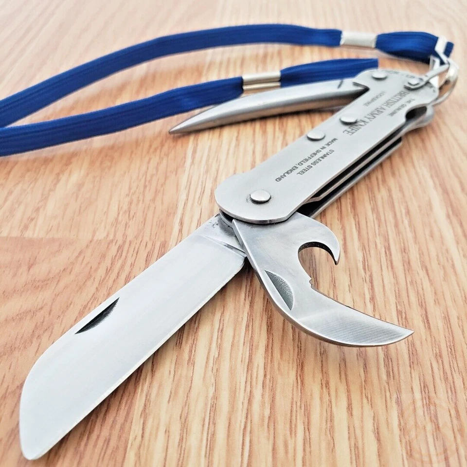 J. Adams Sheffield England Gen British Army Pocket Knife Stainless Blade Steel - Image 1 of 4