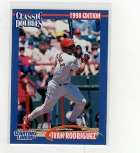 1998 Ivan Rodriguez Classic Doubles Starting Lineup Card Free Shipping (G574) - Picture 1 of 1