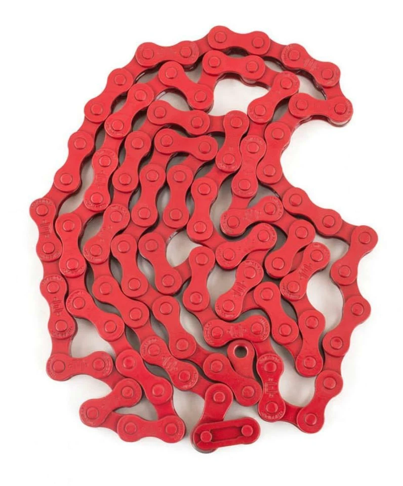 Mission 410 (Red) BMX 1/2x1/8 Teflon Coated Bike Chain - Image 1 of 1