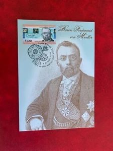 AUSTRALIA 1996 MAXI CARD FDI FERDINAND VON MUELLER BOTANIST - Picture 1 of 2
