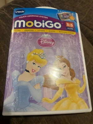 Disney Princess VTech MobiGo Video Game with Case and Manual Belle Cinderella - Image 1 of 3