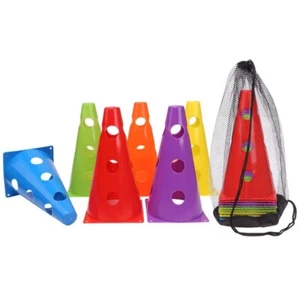 Dog Agility Training 12 Cones and sets Pet Hurdle Obstacle - Picture 1 of 14