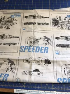 Star Wars 18 X 21 Fat Quarter FreeShipping - Picture 1 of 2
