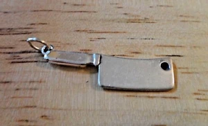 Cuchillo de cocina cuchillo de cocina cuchillo de carne de plata de ley 22x9 mm - Imagen 1 de 6