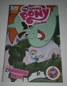My Little Pony Micro-Series #2 RE Cubierta IDW 2013 Larrys Comic Rainbow Dash - Imagen 1 de 6