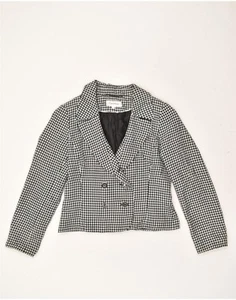 CALVIN KLEIN Womens Double Breasted Blazer Jacket US 12 Large Black AP09 - Picture 1 of 3