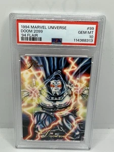 1994 Flair Marvel Doom 2099 #99 PSA 10 GEM MT - Foto 1 di 2