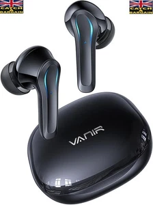Auriculares inalámbricos VANIR con micrófono AI-NC Auriculares Bluetooth IP55 (E804) - Imagen 1 de 11