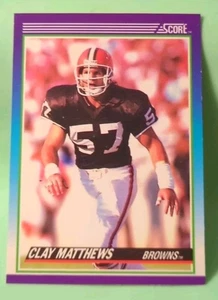 1990 Score - Clay Matthews #177 - Cleveland Browns  - Picture 1 of 2