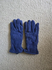 Blaue Wildlederhandschuhe~Neu~Größe S - Bild 1 von 2