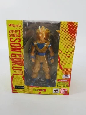 NUEVO - Bandai S.H. Figura de acción Figuarts Dragon Ball Z Super Saiyan 3 Son Goku Foto 1 de 4