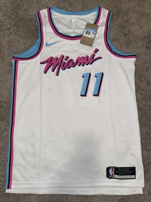 Miami Heat Jaime Jaquez Jr Nike White 24/25 Swingman Jersey City Edition SIZE M - Image 1 of 4