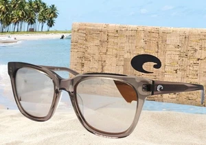 COSTA DEL MAR taupe crystal/copper silver COQUINA polarized 580G sunglasses NEW - Picture 1 of 10