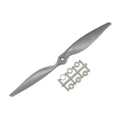 RC Propellers CW 11x5.5 Inch 2-Vane for Airplane Gray with Adapter Rings - Image 1 of 4