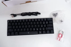 Redragon K630 60% Wired RGB Gaming Mechanical Keyboard, 61 Keys Red Switches - Picture 1 of 3