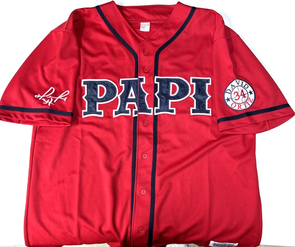 Encore Select Big Papi Ortiz Jersey Embroidered Signature and Ortiz Patch XL - Image 1 of 4