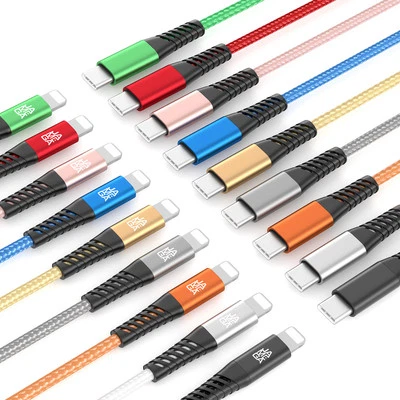 USB-C Ladekabel Schnell für iPhone 14 13 12 11 XS X Pro Max Datenkabel iPad Air - Bild 1 von 4
