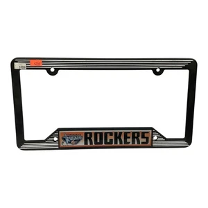 WNBA Cleveland Rockers Black Plastic License Plate Frame- New NOS - Picture 1 of 2
