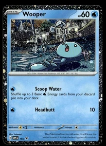 Wooper - Promo Holo SV: Cartas Promocionales Escarlata y Violeta 155 Casi Nuevo JCC Pokémon - Imagen 1 de 2