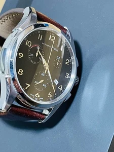 Reloj de pulsera Hamilton Jazzmaster cronógrafo analógico de cuarzo para hombre artículo de trabajo - Imagen 1 de 5
