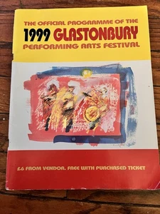 Joe Strummer Blondie 1999 Glastonbury Festival Programa Hole Bush Lenny Kravitz - Imagen 1 de 20