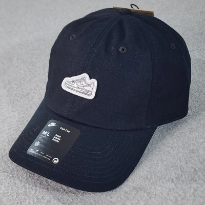 Nike Air Force Club Cap Adult M/L Black Unstructured Sportswear Hat FZ2121-010 - Image 1 of 4
