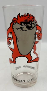 Vintage 1973 Pepsi Tasmanian Devil Looney Tunes Glass – Black Letters - Picture 1 of 5