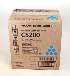 Ricoh / Savin / Lanier Pro Druckerpatrone Cyan C5200 Toner 828425 - Bild 1 von 1