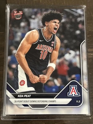 Koa Peat 2025 - 26 Bowman U NOW 篮球亚利桑那州首发卡 #6 - 预售 — 第 1/2 张图片