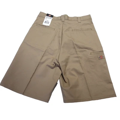 Dickies Flex Fit Shorts Beige Chino Mens Size 32x11 Casual Work Solid Rugged NWT - Image 1 of 4