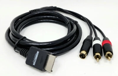 Double Shielded S-Video (Y/C) Cable for PlayStation and PlayStation 2 - Insurrec - Image 1 of 2