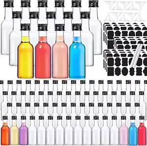 YZXODN 120 Pack 2 oz Mini Liquor Bottles,Plastic Spirit - Picture 1 of 7