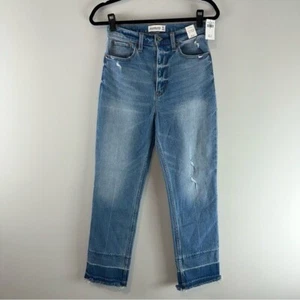 Pantalones de mezclilla para mujer Abercrombie & Fitch tiro ultra alto rectos al tobillo talla 26 o 2R” - Imagen 1 de 10