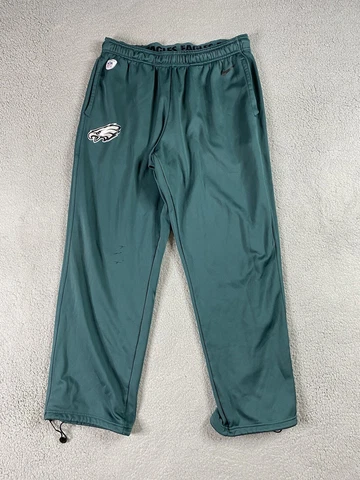 Philadelphia Eagles Pants Men Extra Large Nike Green Therma Fit Fleece Sweats Cover
