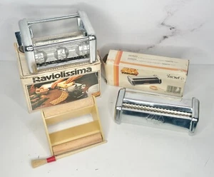 Marcato Trenette Attachment + Marcato Raviolissima | Atlas 150 Pasta Machine - Picture 1 of 3