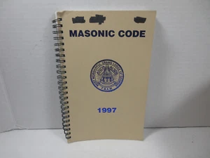 Libro de masonería de masonería Gran Logia de Georgia 1997 vintage - Imagen 1 de 3