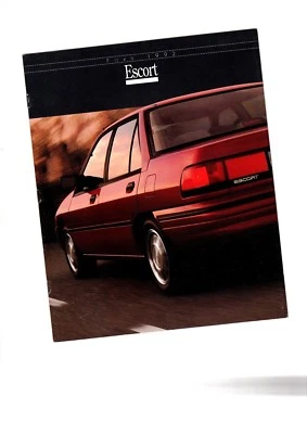 Ford Escort 1992 folleto de ventas/catálogo/folleto: LX, GT, LX-E Foto 1 de 4