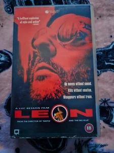 Leon (1994) Jean Reno Natalie Portman Gary Oldman UK VHS Big Box Rental - Bild 1 von 6